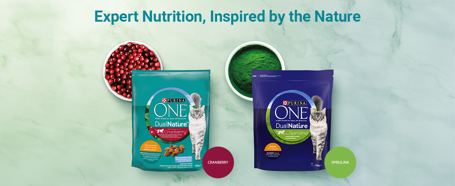 spirulina; cranberry; nature inspiration; cat food