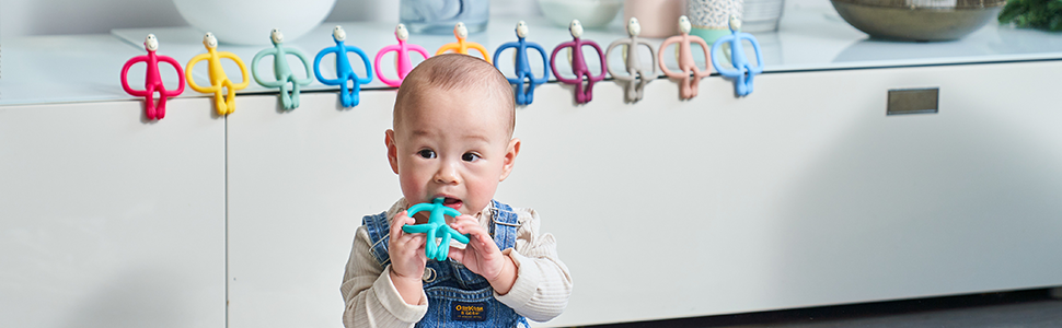 matchstick monkey baby teether