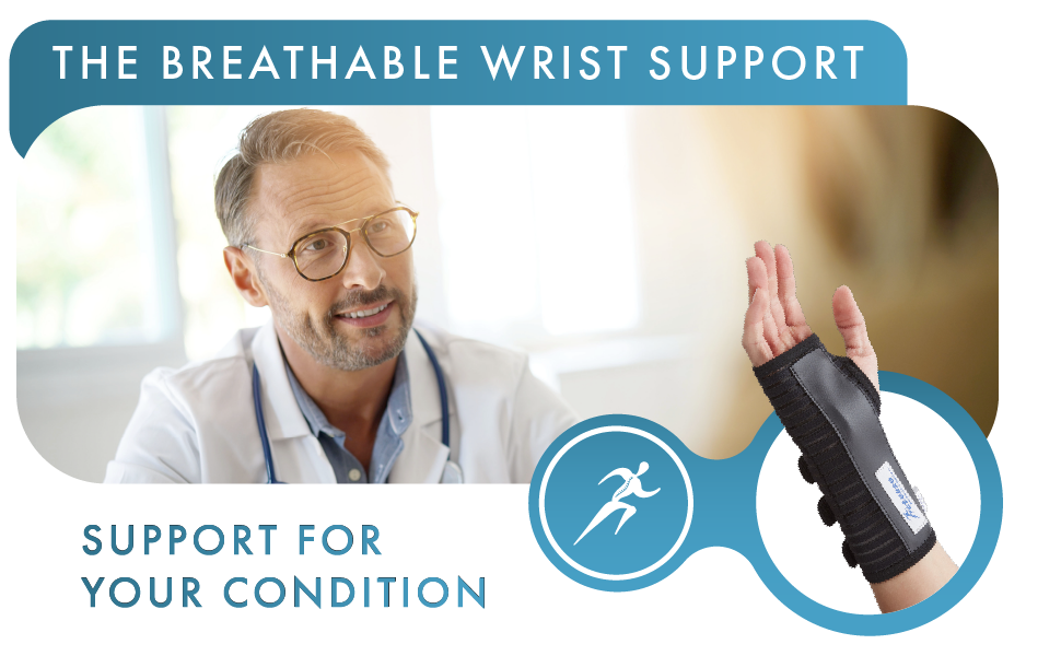 The breathable wrist support wrist splint