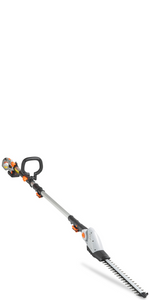 VonHaus Cordless Pole Hedge Trimmer with 20V MAX Battery, Charger, Shoulder Strap &amp; Blade Cover