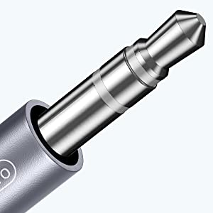 Silver-plated 3.5mm connector