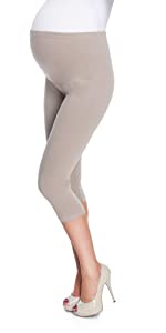 3/4 length maternity leggings