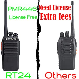 WALKIE TALKIE license free