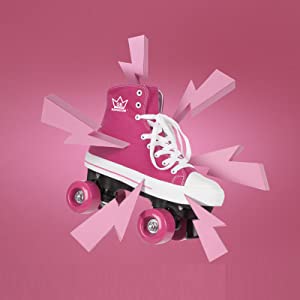 kingdom gb hipe canvas roller skates pink