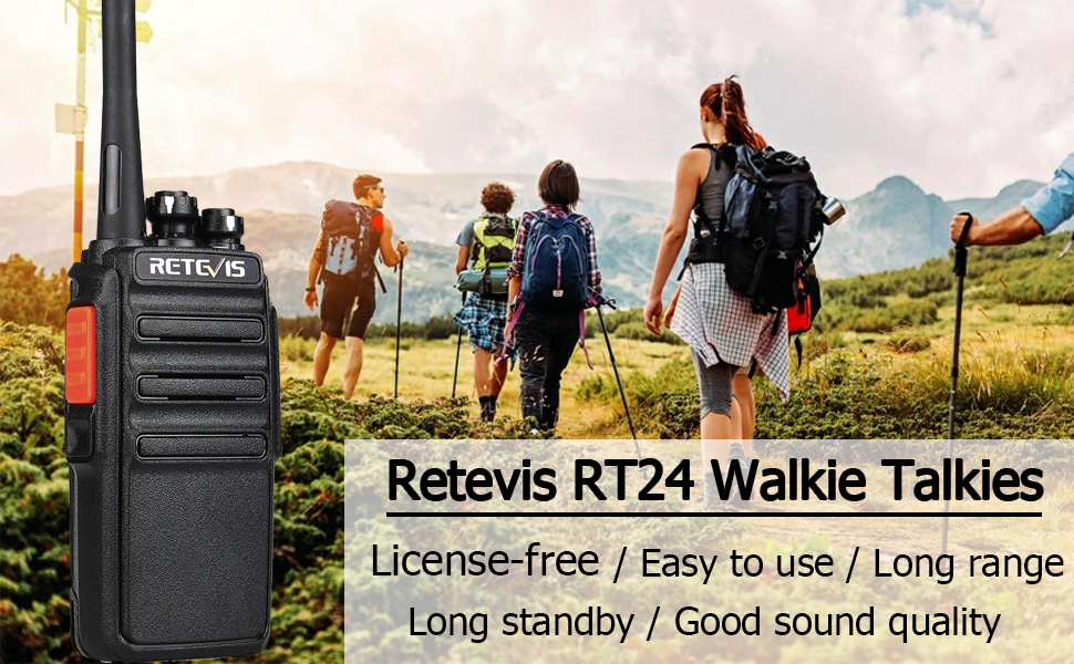 Retevis RT24 Walkie Talkies for outdoor