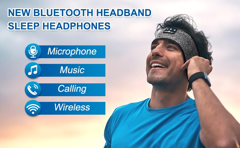 sport headband sleep headphones