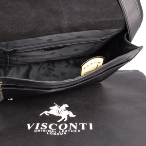 Visconti, bag, men's, leather, genuine leather, messenger, messenger bag