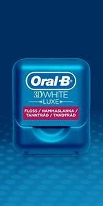 oral-b 3d white luxe floss