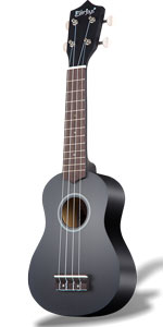 Soprano Uke Black