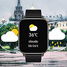 choose the city you live and the weather on the watch blood pressure watch smartwatch for men