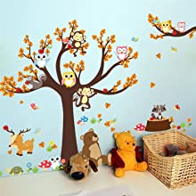 Tree wall sticker