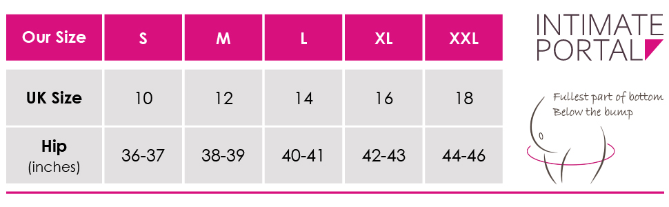 Intimate Portal Maternity Knickers Size Chart