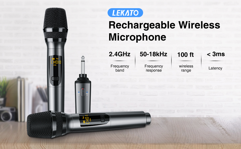rechargeable wireless microphones