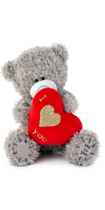 VP401018 I Heart You Tatty Teddy Bear me to you