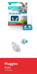 Alpine Pluggies Kids Earplugs - B00REAR07K