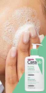 CeraVe; Foaming; Cleanser; Niacinamide; Wash; Face; Body; Sensitive; Oily; Combination; Skin