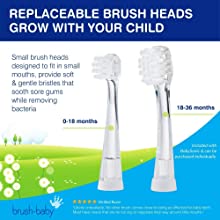  Brush-Baby BabySonic Electric Toothbrush for Babies & Toddlers