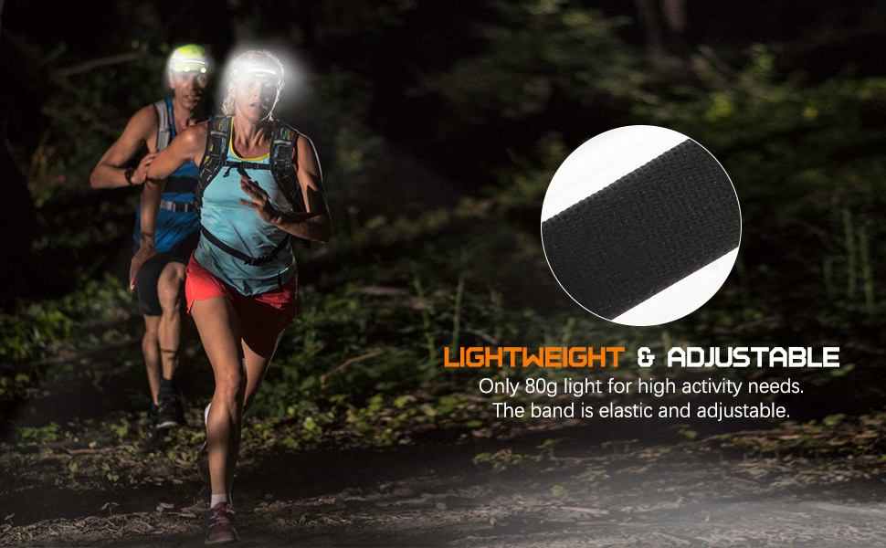 LED headlamp rechargeable running head torch head torch for running head torch running