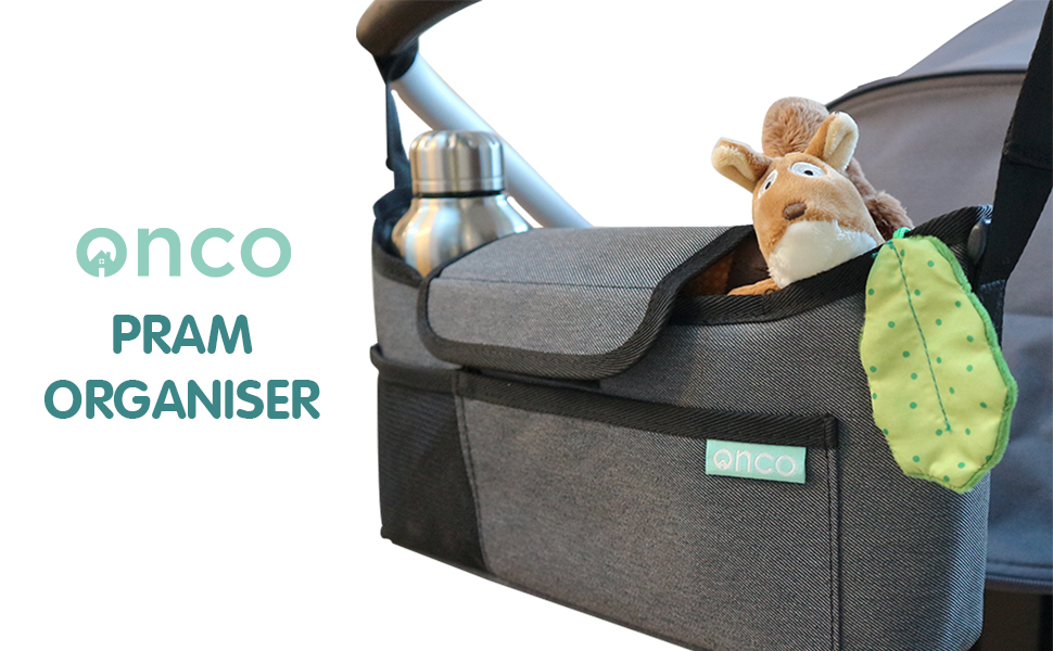 pram organiser, buggy organiser, pram bag, pushchair organiser, stroller organiser, buggy bag