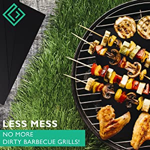 Less mess no more dirty barbecue grills 