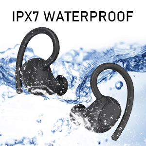 IPX7 Waterproof Sweatproof sports headphones headphones bluetooth wireless swimming headphones