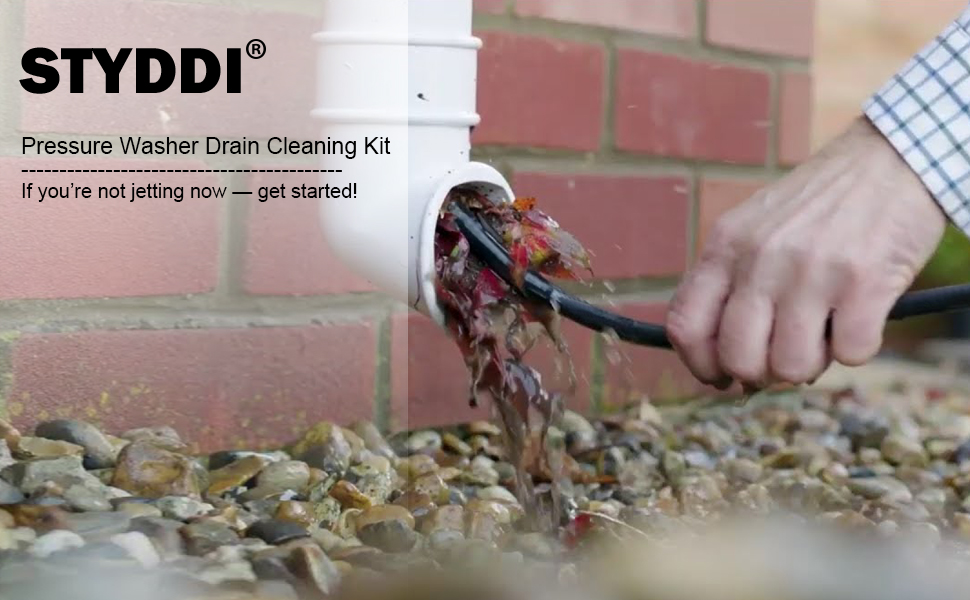 Pressure Washer Drain Cleaning Kit