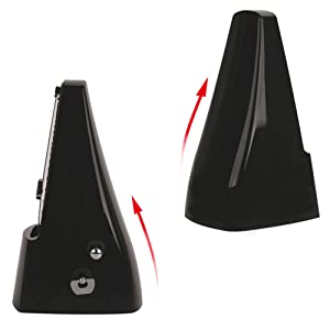 mechanical metronome, black bell metronome, click metronome, piraymid metronome