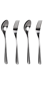 titanium fork and spoon set