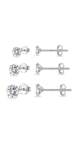 cubic zirconia studs