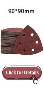 Triangle Sandpaper 6 Holes