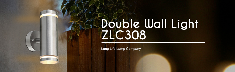 Double Outdoor Wall light