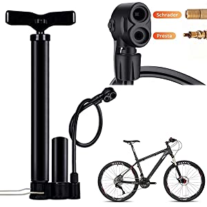 Bicycle floor pump