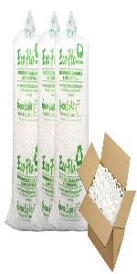 Loose fill packaging packing peanuts chips foam bags