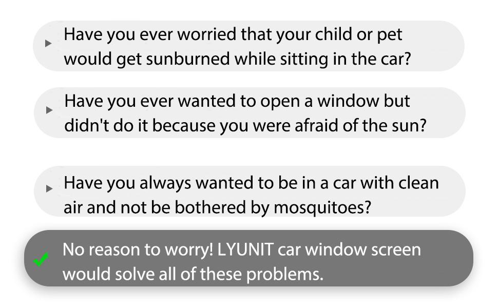 Anti-UV car sun shade To protect you and your family from strong UV rays