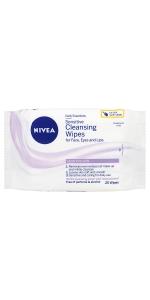 nivea, face wash, face wipes, facial wipes