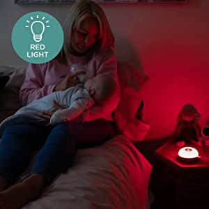 child sleep trainer aid led right light therapy nursery portable white noise toddlers light sound