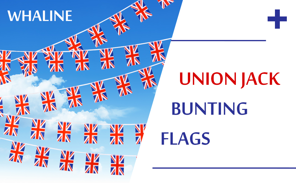 32.8Ft Union Jack Flag Bunting