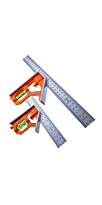 combination square 150 mm + 300 mm metric