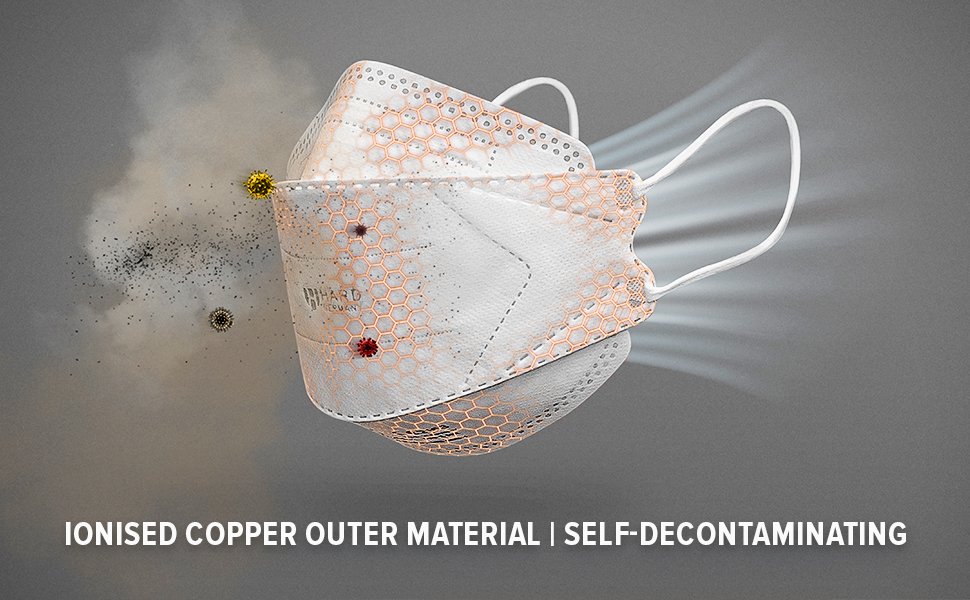 copper outer material Self-decontaminating