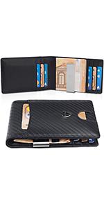 RFID Wallet with Money Clip