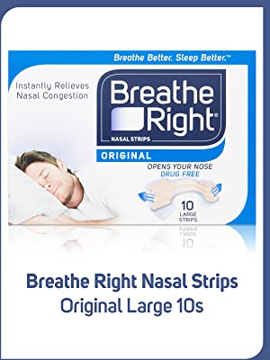 Breathe Right Nasal Strips Original Large 10s. Instantly relieves nasal congestion. Drug-free