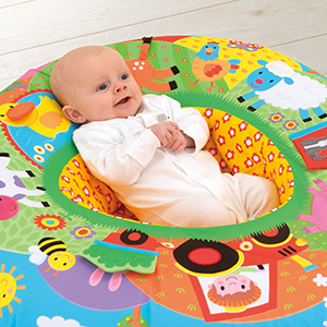 Playnest Farm sit-me-up floor seat young babies