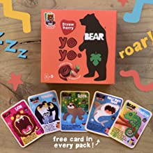 BEAR yoyos contain free collectable card in every pack
