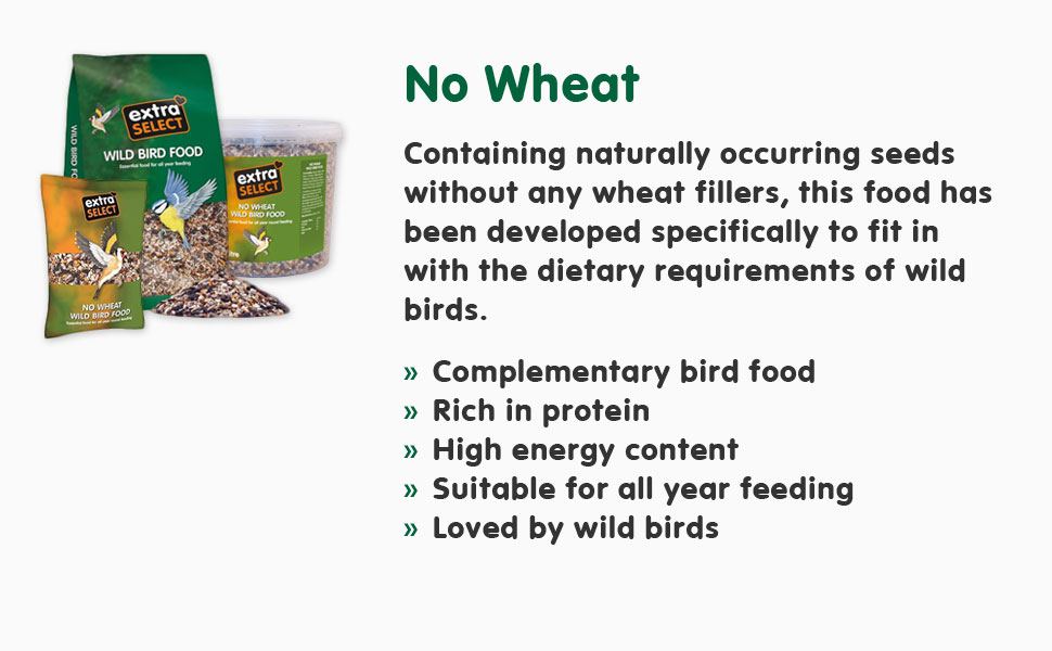 no wheat wild bird food