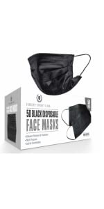 Harley Street Care Black Face Masks