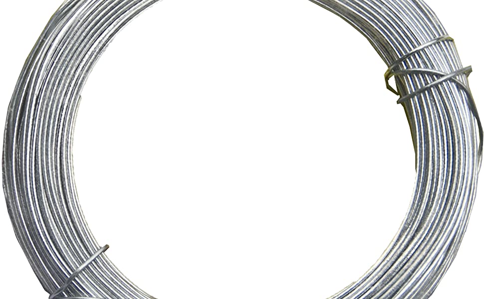 Speedwellstar 30 metre Roll Garden Wire Picture Hanging Coil Fencing Galvanised 30m Patio Roll