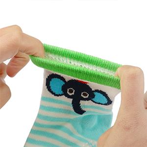 Baby Boys Girls Anti Slip Socks - 12 Pairs Cotton Cute Trainning Slipper Grip Toddler Children 