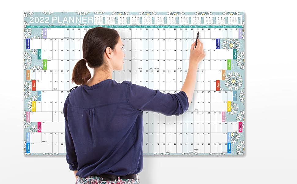 2021-2022 wall planner