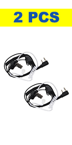 UAYESOK Air Covert Acoustic Earpiece (2 PCS)