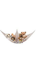 jumbo toy hammock stuffed toys storage